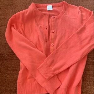 NWOT Hanna pink/coral button up cardigan